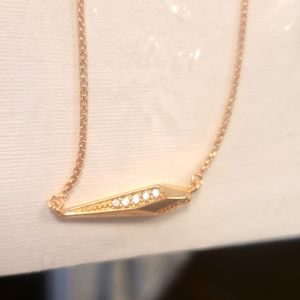 NWT Rose gold Tabitha necklace